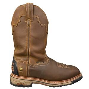 Dan Post Men’s Blayde Brown Leather Steel Toe Work Boot Size US 8.5 D